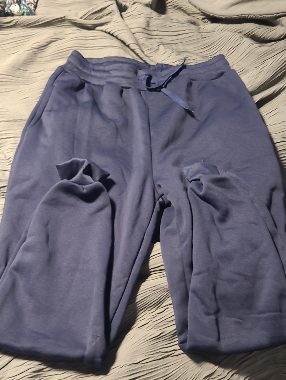 Source Unknown Navy Blue Men's Fleece Jogger Sweatpants